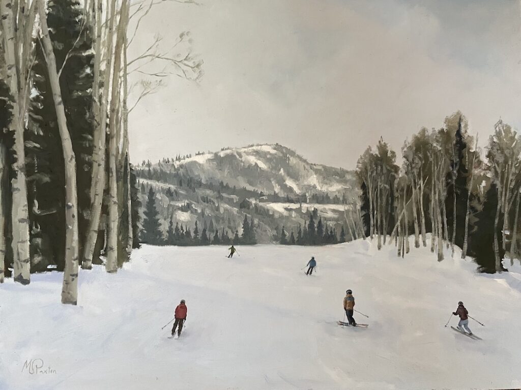 Break in the storm, Park City 2024 - 18x24 - MSPaxton Fine Art