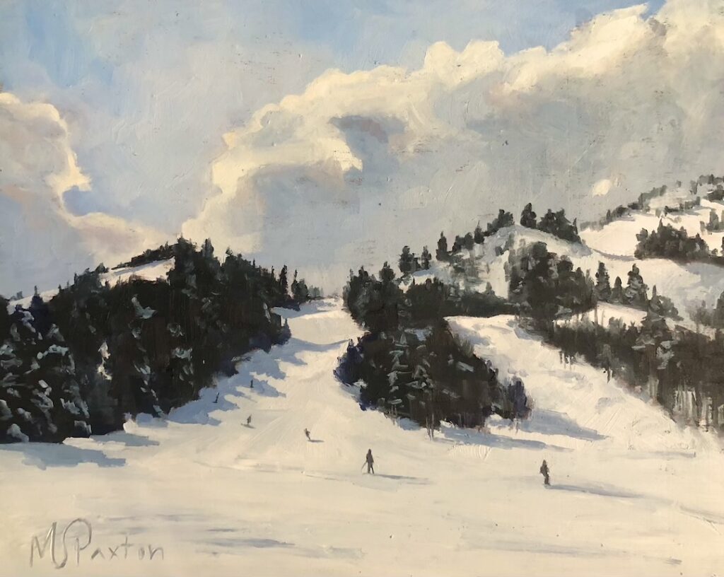 Last Lap, Snowbasin 2024 - 8x10 - MSPaxton Fine Art