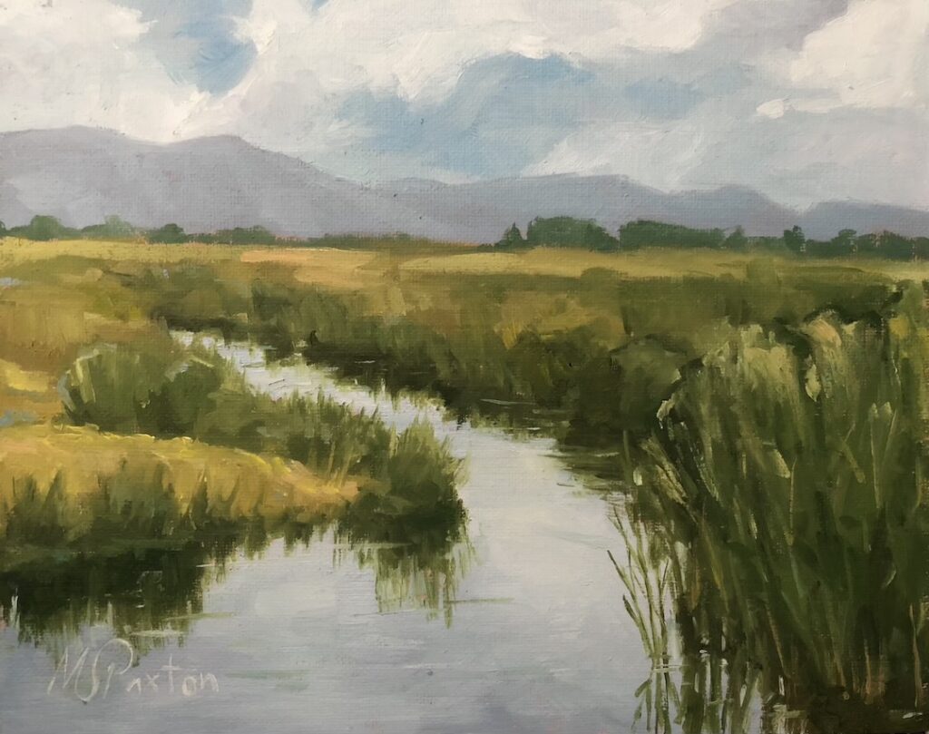 Morning Stream, Springville - 8x10 - MSPaxton Fine Art