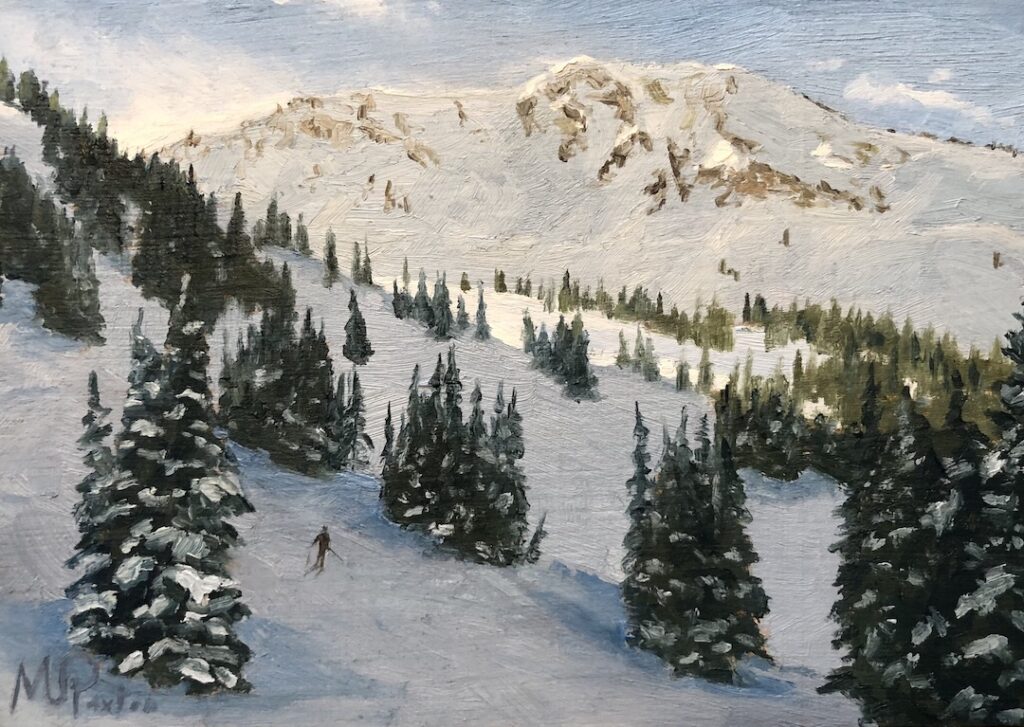 Mt. Baldy from Collin's Lift, Alta 2023 - 5x7 - MSPaxton Fine Art