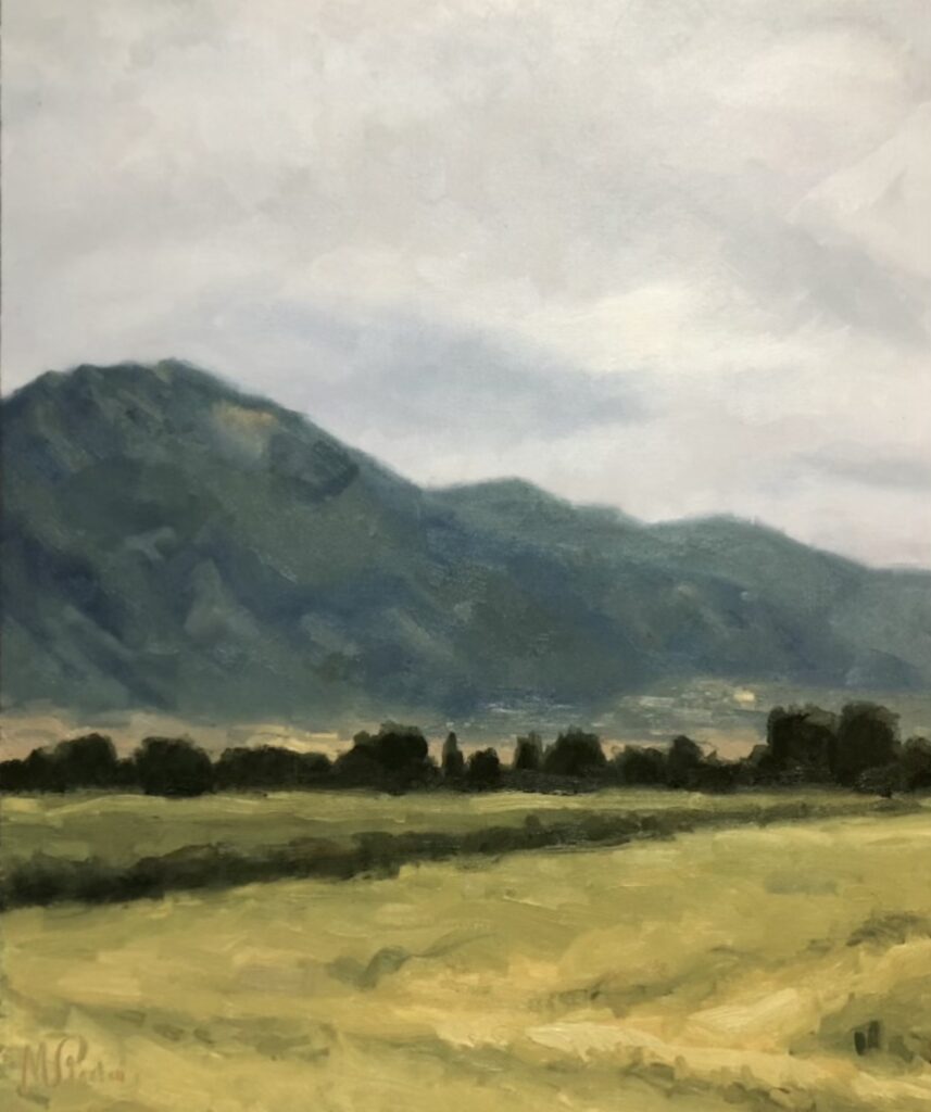 Santaquin Peak from Spanish Fork - 20x24 - MSPaxton Fine Art