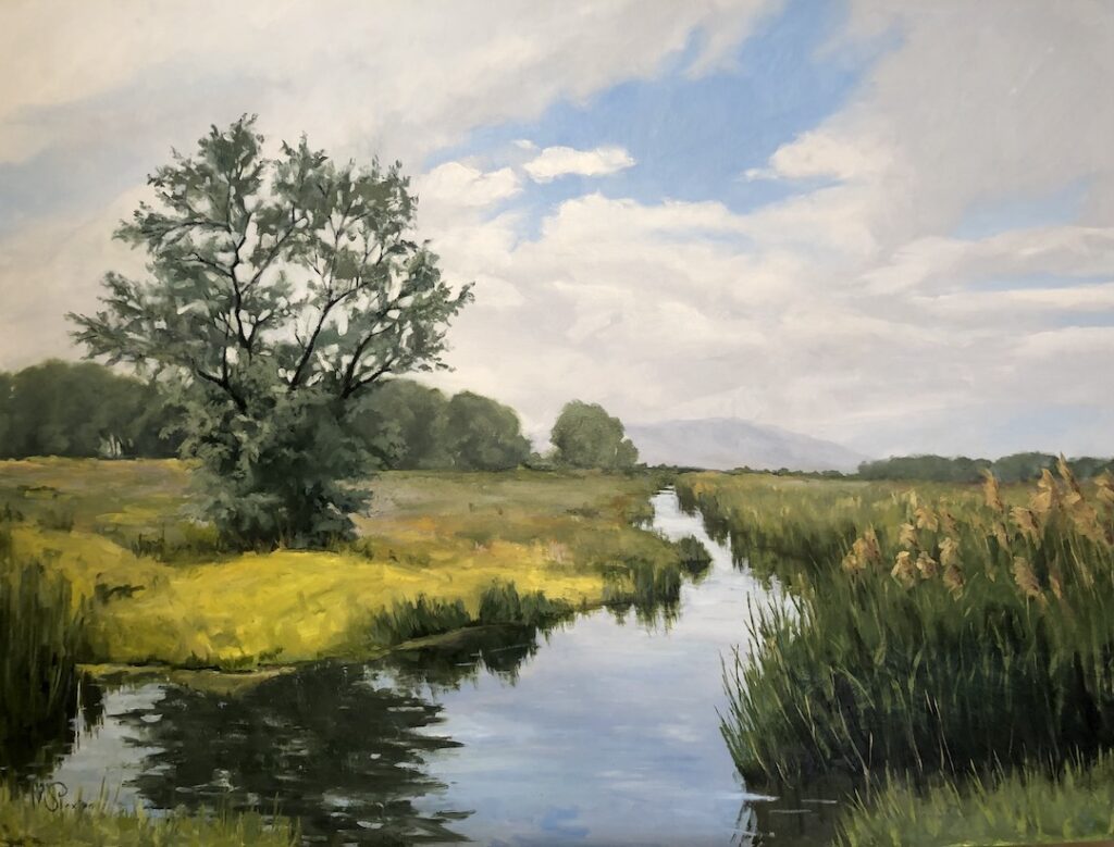 The water we drink, the air we breathe - Springville 2023 - 36x48 - MSPaxton Fine Art