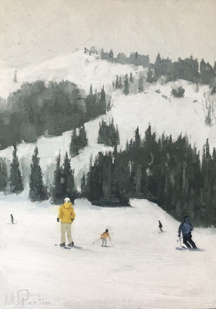 Top of Saddleback Express, Park City 2022 - 5x7 - MSPaxton Fine Art