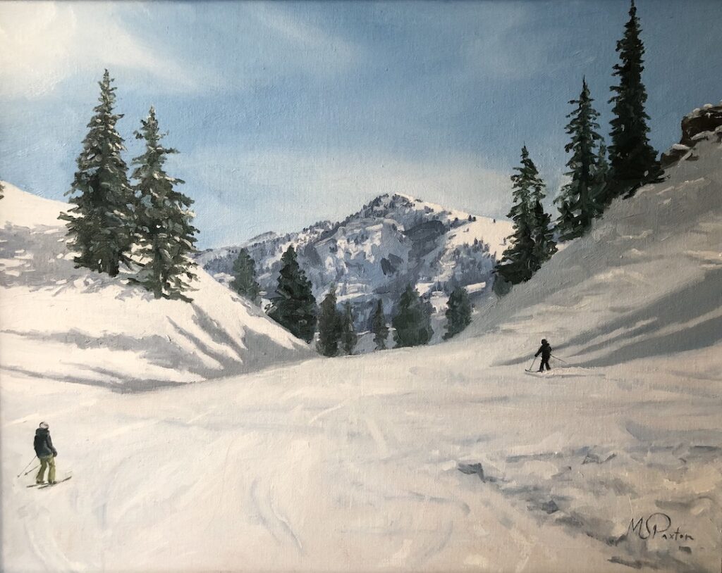 View from Devil's Way, Alta 2023 - 16x20 - MSPaxton Fine Art