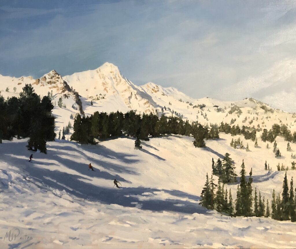 View from Strawberry Traverse - Snowbasin 2023 - 20x24 - MSPaxton Fine Art